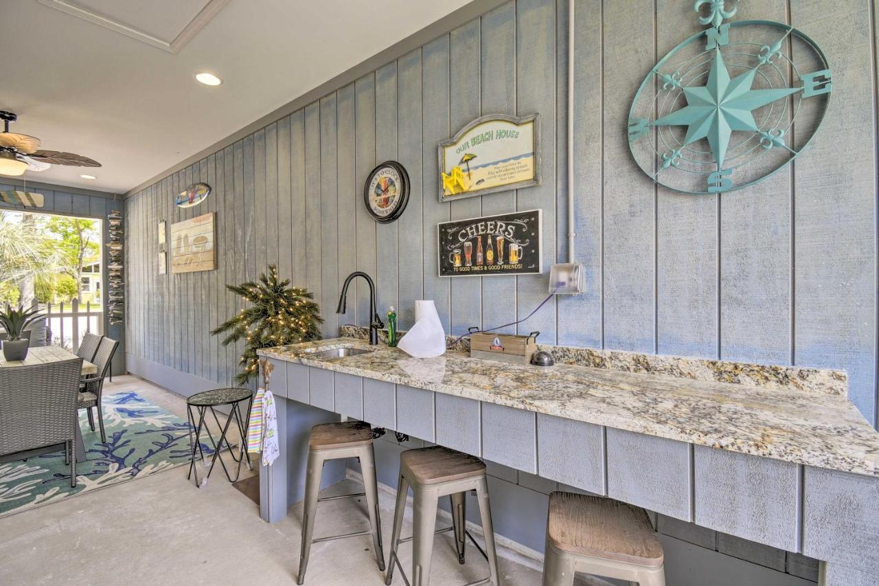 Ocean Isle Beach Home With Shared Lanai And Grill Экстерьер фото